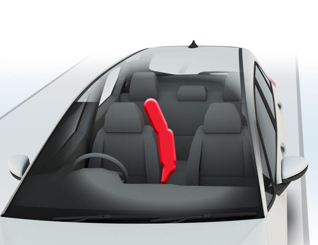 Met de geheel nieuwe centrale midden airbag gaat u geheel veilig de weg op